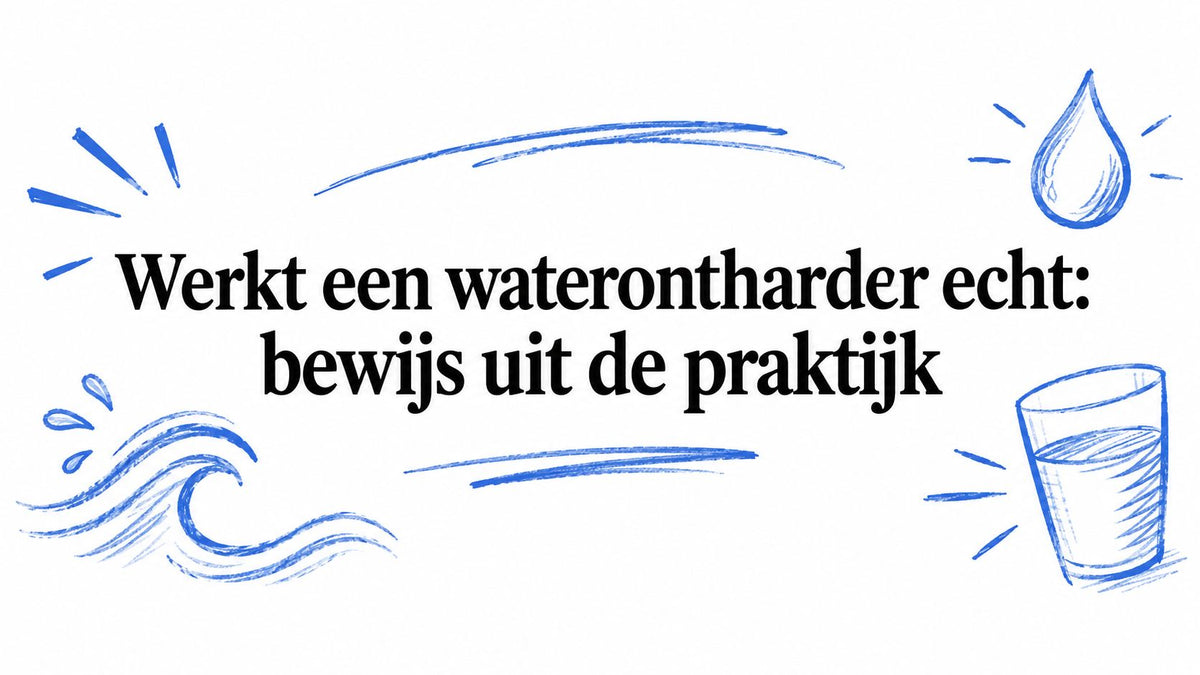 Werkt een waterontharder echt: bewijs uit de praktijk