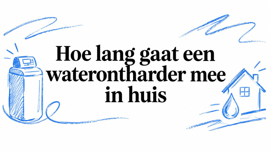 Hoe lang gaat een waterontharder mee in huis