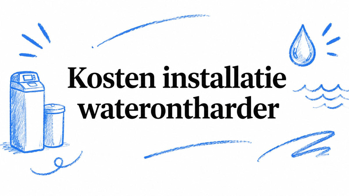 Kosten installatie waterontharder
