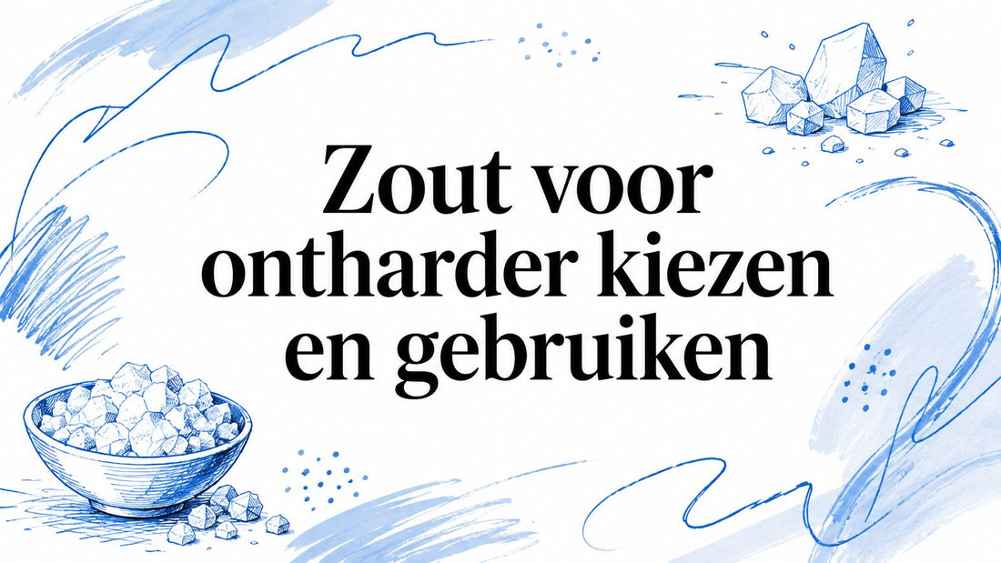 Zout voor ontharder kiezen en gebruiken