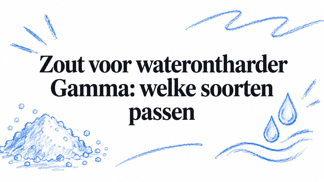Zout voor waterontharder Gamma: welke soorten passen