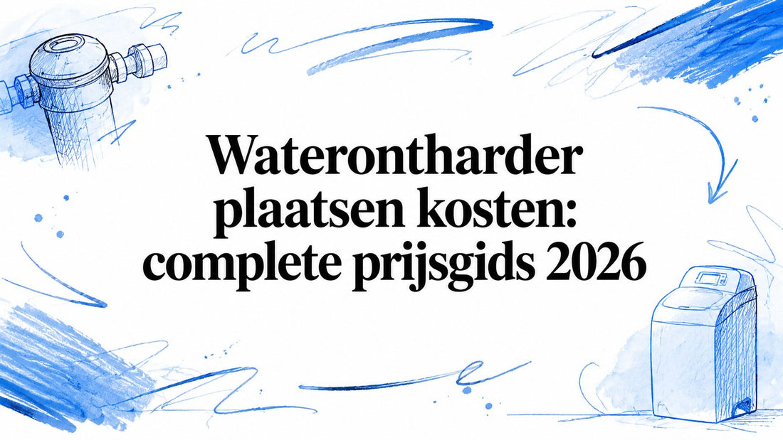 Waterontharder plaatsen kosten: complete prijsgids 2026
