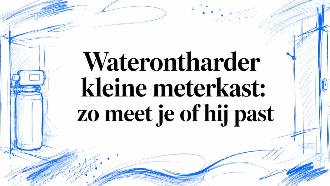 Waterontharder kleine meterkast: zo meet je of hij past