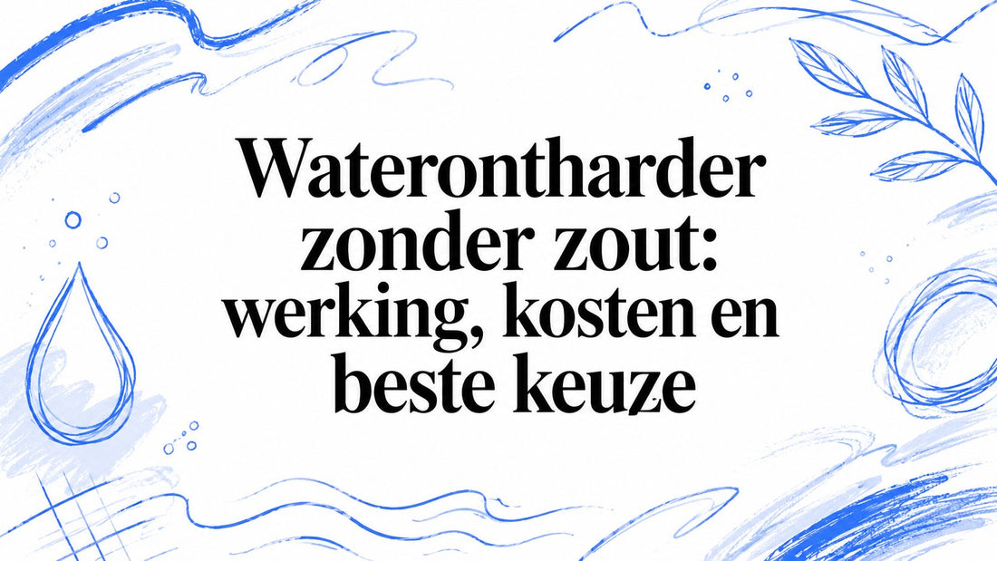 Waterontharder zonder zout: werking, kosten en beste keuze