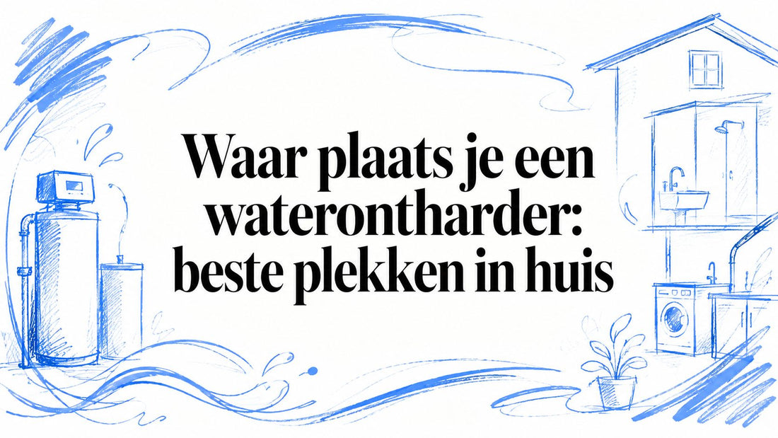 Waar plaats je een waterontharder: beste plekken in huis
