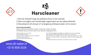 Harscleaner voor waterontharder